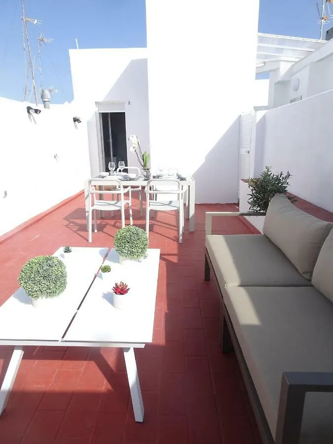 Apartamento Atico Terraza Cadiz Centro Ascensor Playa de la Caleta